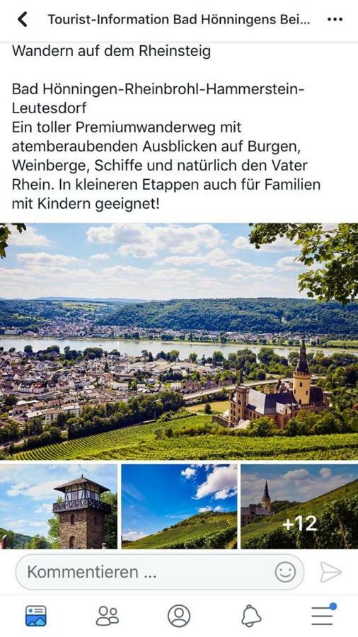 Ferienwohnung Appartement In Rheinbrohl Exteriör bild